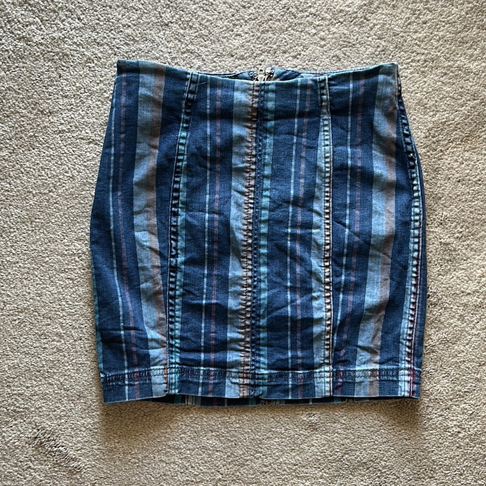 Free People Denim Skirt